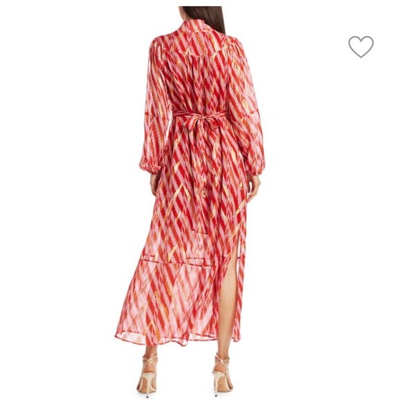 Figue starlight ikat silk metallic maxi dress - Picture 6 of 7